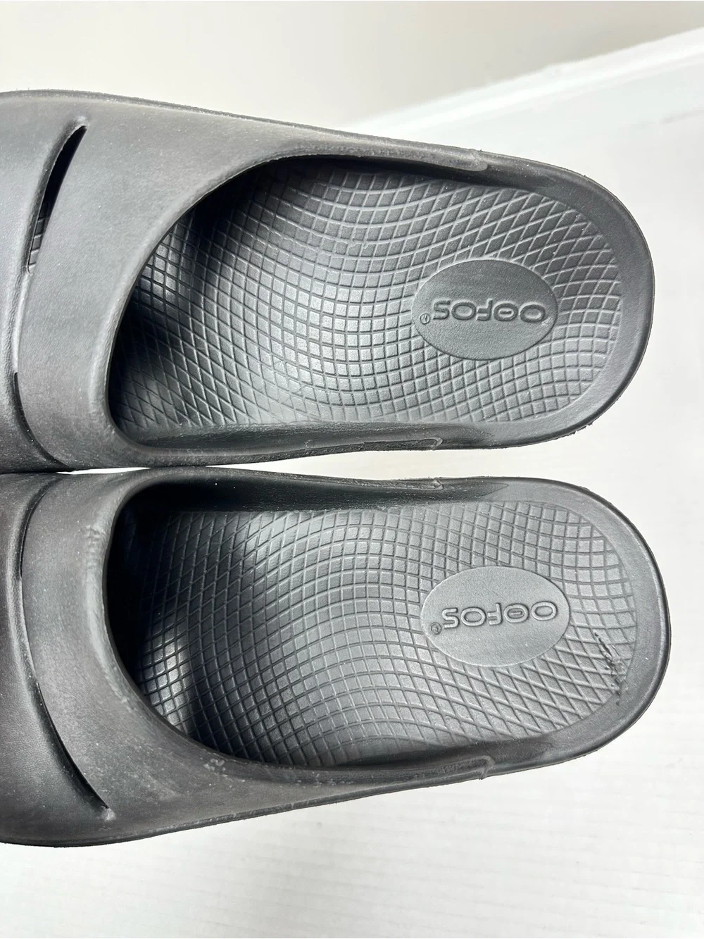 OOFOS OOahh SLIDE UNISEX Slip-On Slide Sandals - Cushioned Comfort Size 9.0